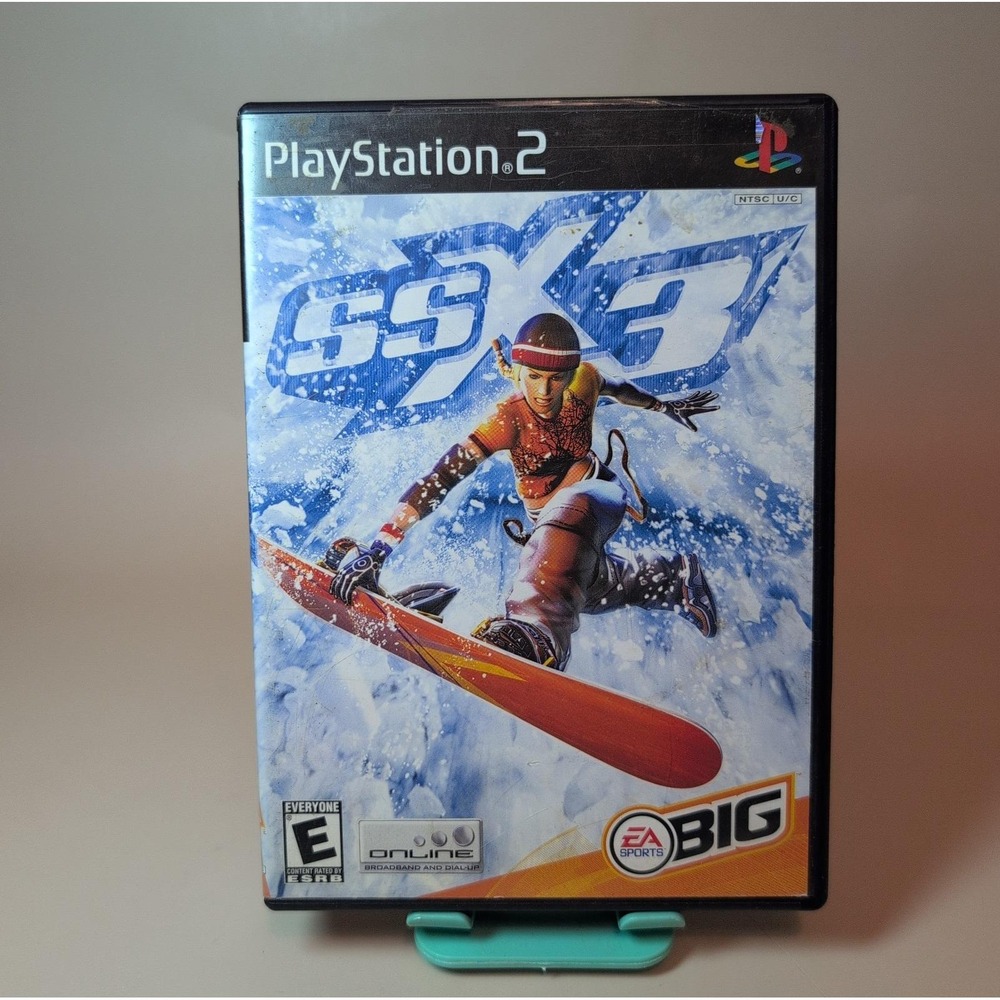 SSX 3 PlayStation 2 PS2 Black Label CIB Complete Tested Working Snowboarding